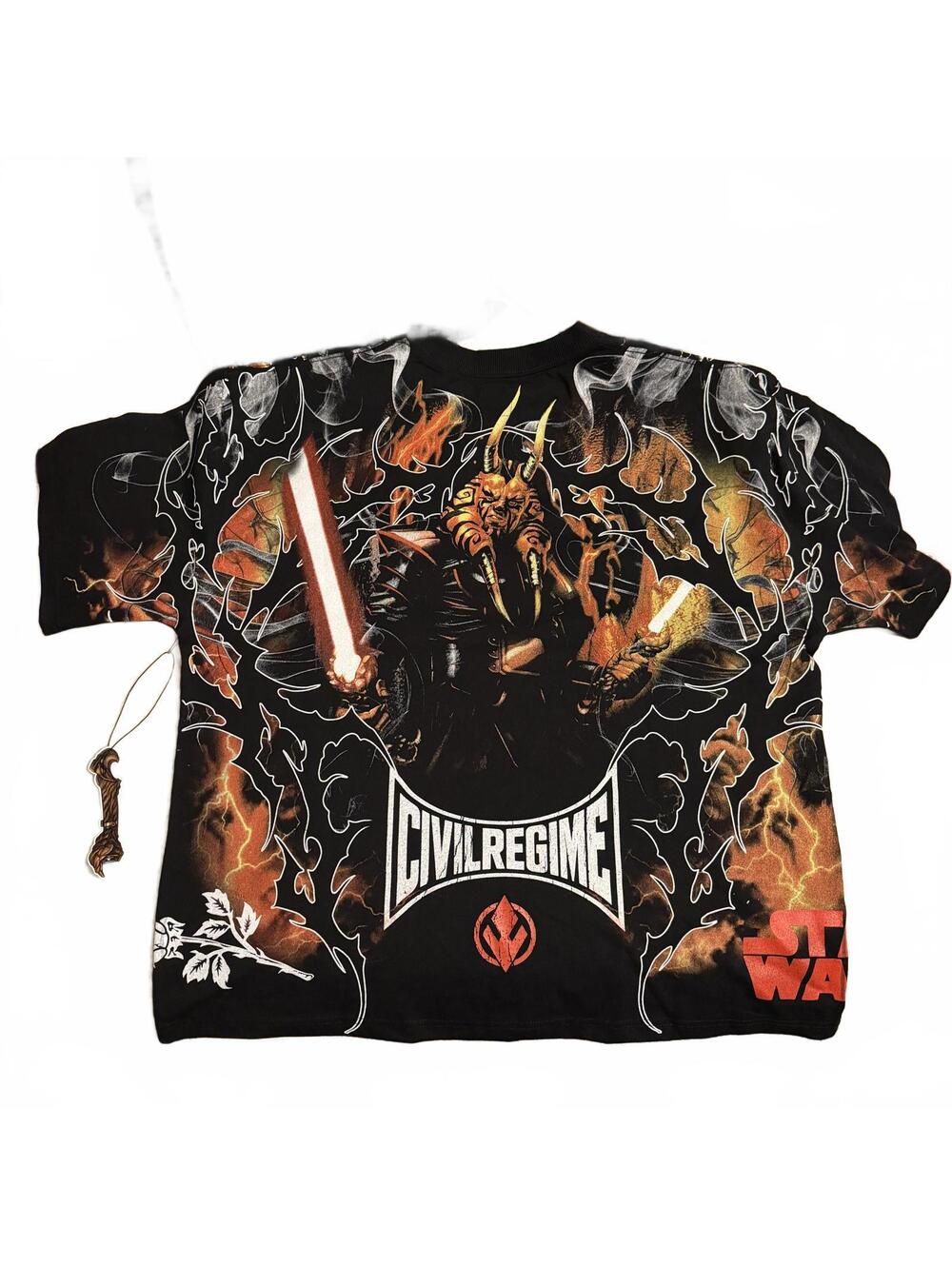 CIVIL REGIME Star Wars Darth Wyyrlok T Shirt Size XL RARE